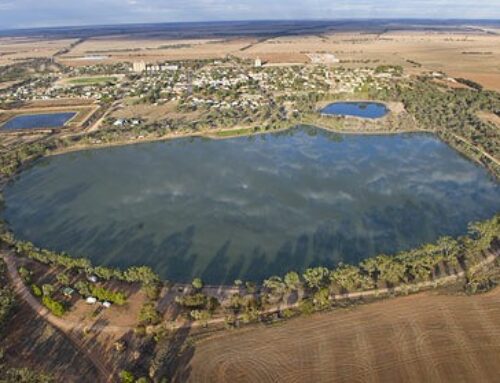 Town splashes out after a long, dry decade